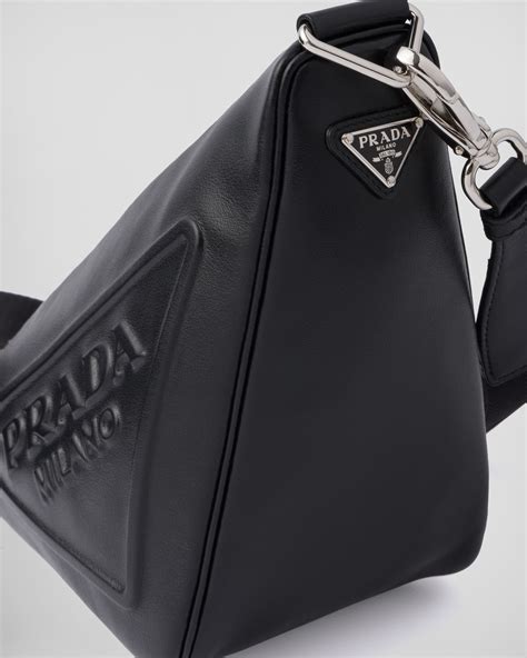 prada tasche triangle|Prada leather triangle.